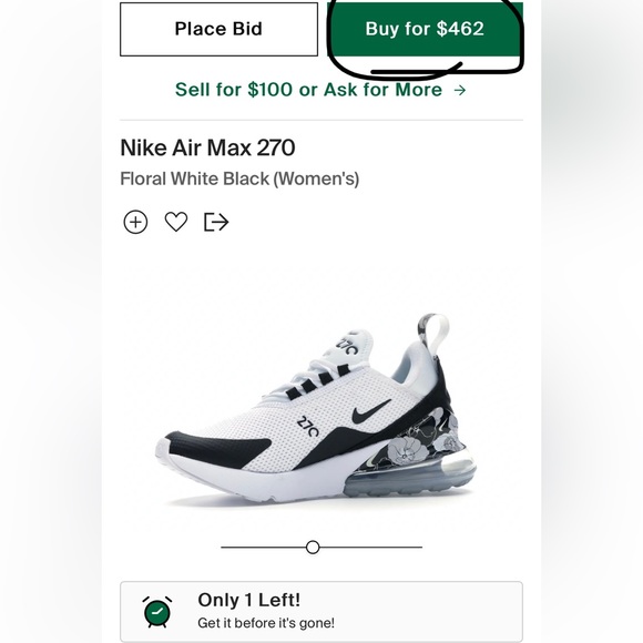 Nike Air Max 270 Floral LIMITED ADDITIONS! - Picture 7 of 7
